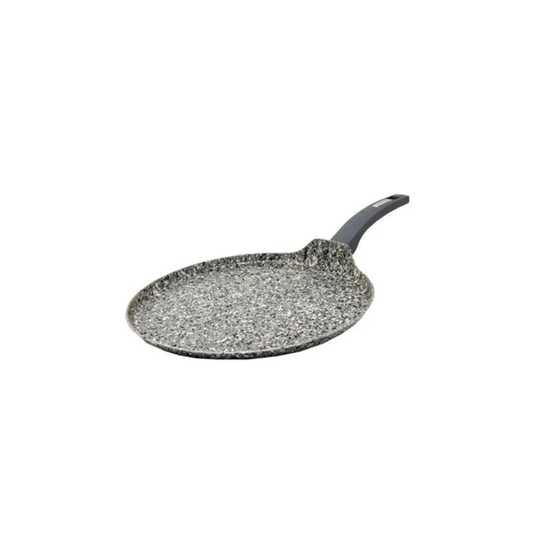 GENERICO - Crepera Antiadherente Mármol Gris Granito 28cm Gris