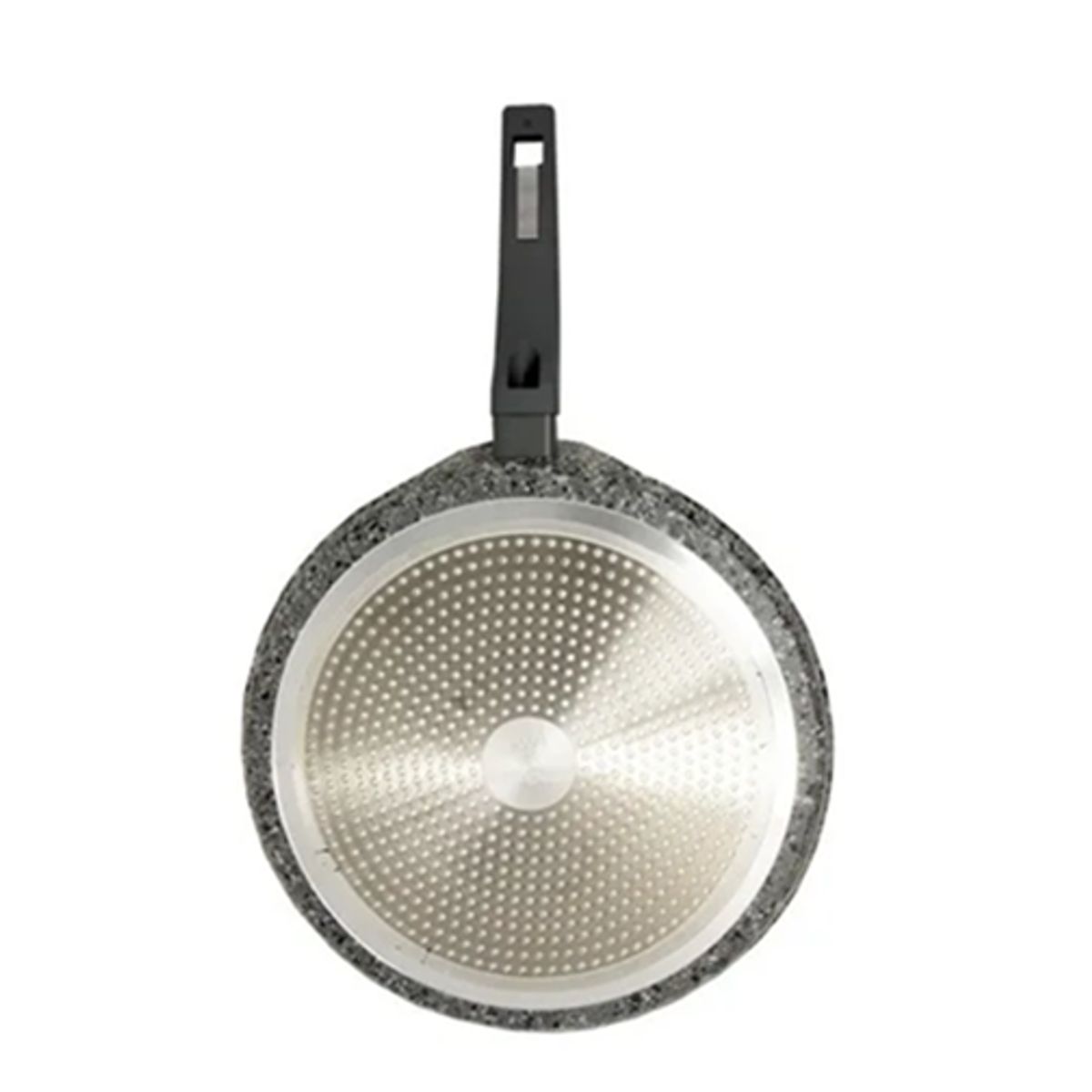 GENERICO - Crepera Antiadherente Mármol Gris Granito 28cm Gris