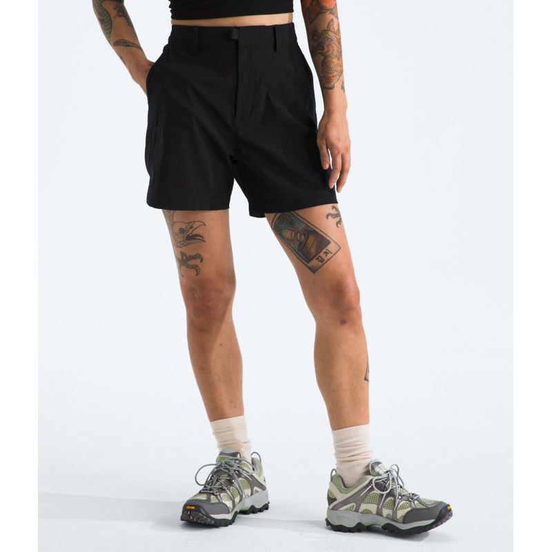 THE NORTH FACE - Short De Trekking Basin Mujer Negro