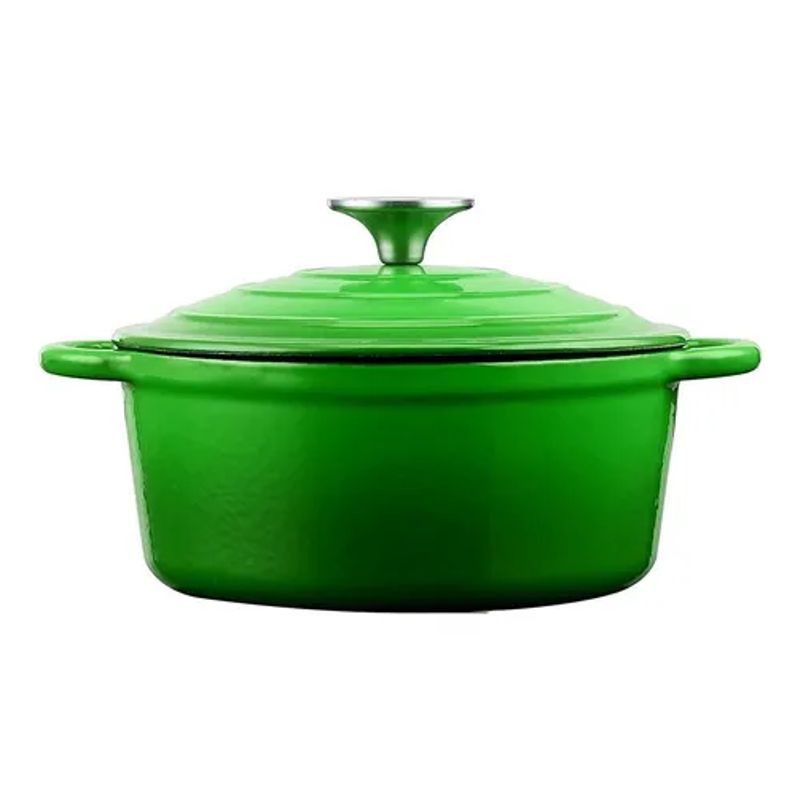 GENERICO - Olla Hierro Redonda 315x25x12 Cm Verde