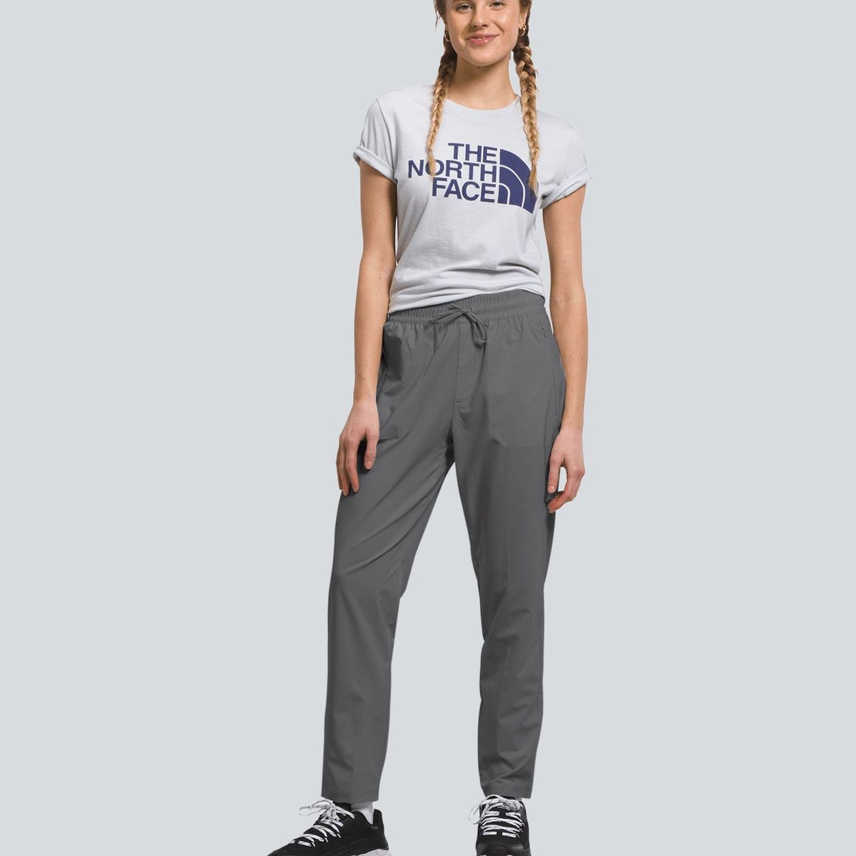 THE NORTH FACE - Pantalón Trekking Never Stop Wearing Mujer Gris Oscuro