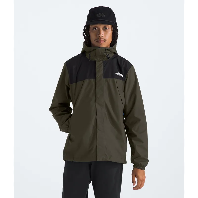 THE NORTH FACE - Chaqueta Impermeable Antora Hombre Verde Oscuro