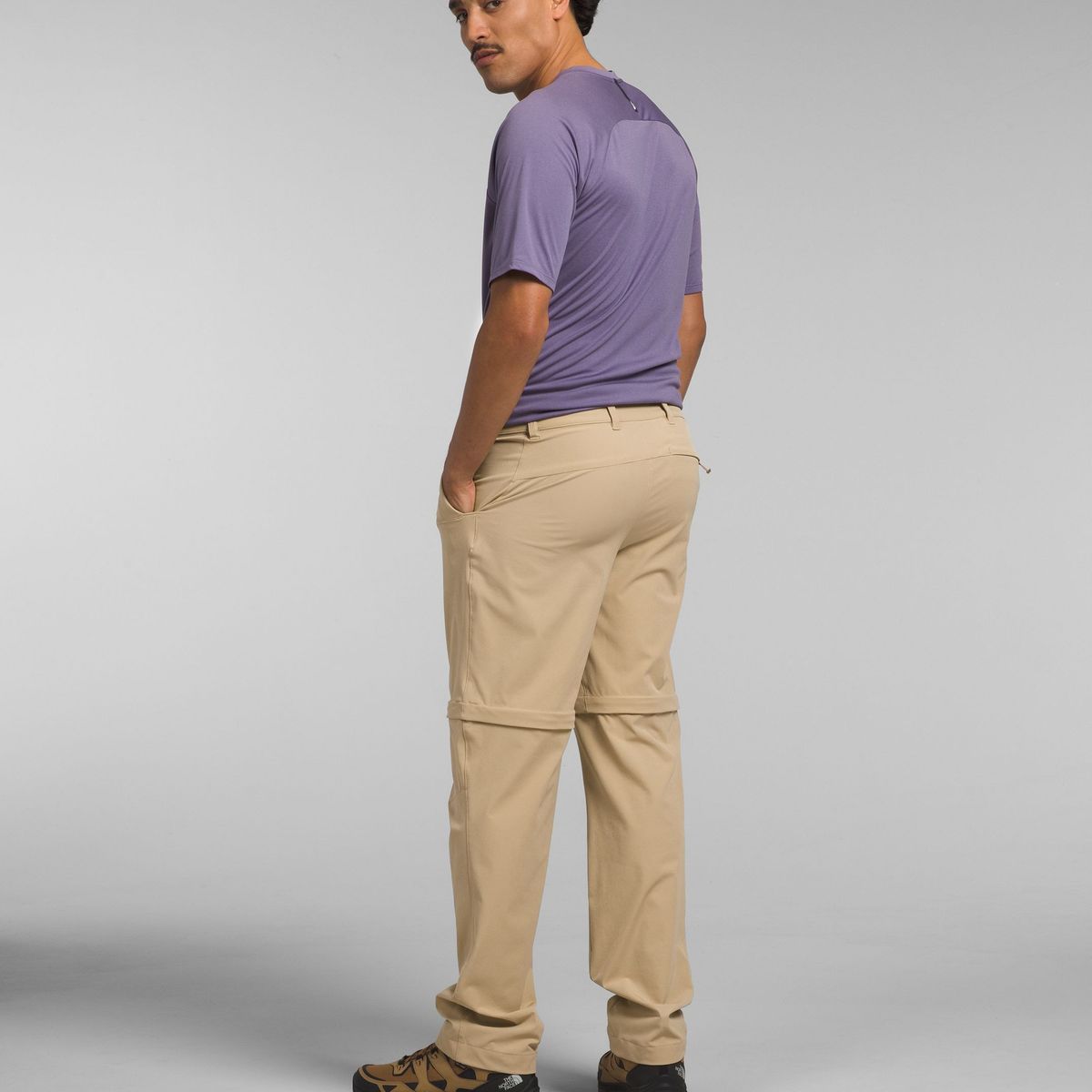 THE NORTH FACE - Pantalón Trekking Paramount Convertible Hombre Café Claro
