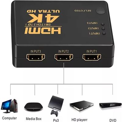 Imagen 2 del producto SWITCH HDMI 4K PASIVO 3X1 CONTROL REMOTO