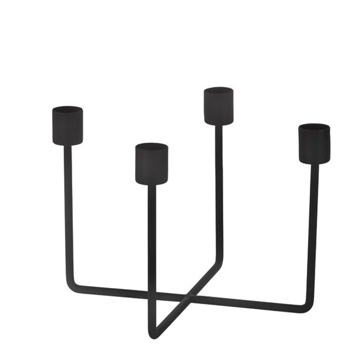 EGLO - Adorno Portavela JELLICOE aluminio Negro 20×21×14cm