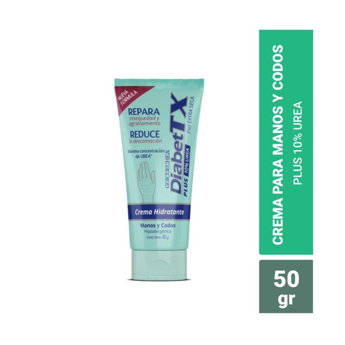 GOICOECHEA - Goicoechea Diabet Tx Crema Plus Urea 10% manos y codos 50 ml