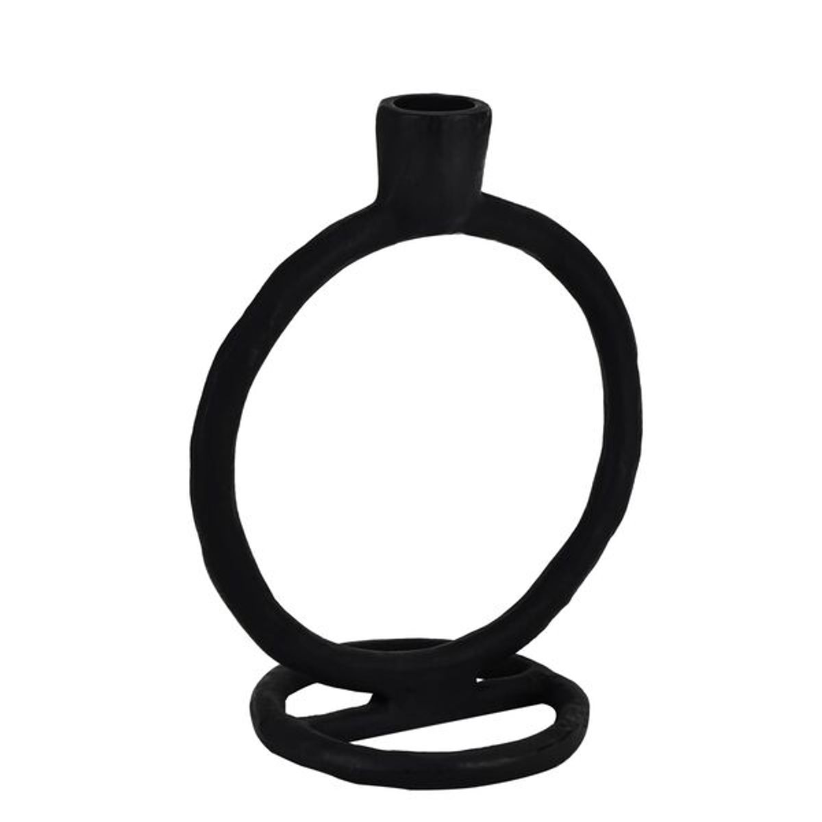 EGLO - Adorno Portavela NUMAZU aluminio Negro 15×10×19cm