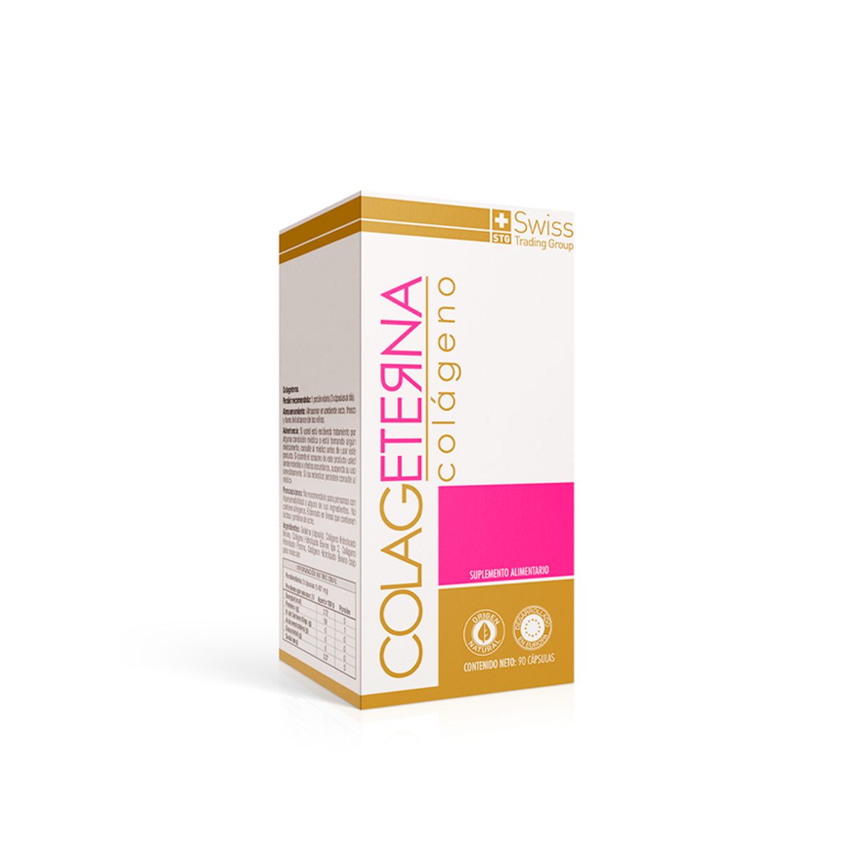 COLAGETERNA - Pack  2 Colageno Hidrolizado 180 capsulas Colageterna