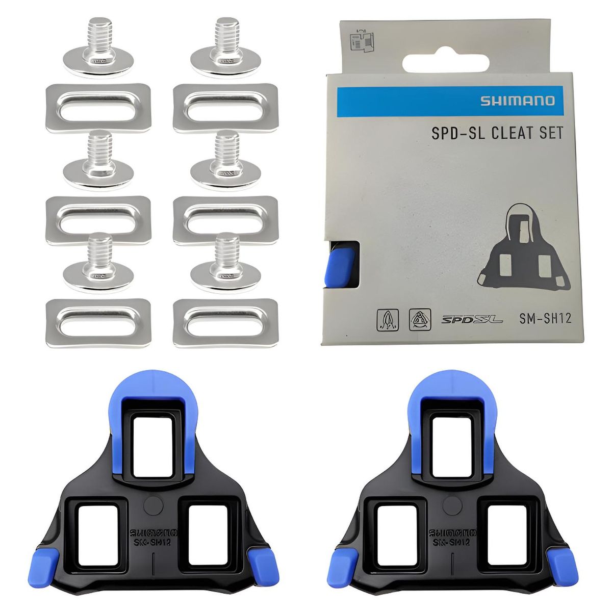 SHIMANO - Calas Shimano Sm-sh12 Spd-sl Pivotantes 2° Azules