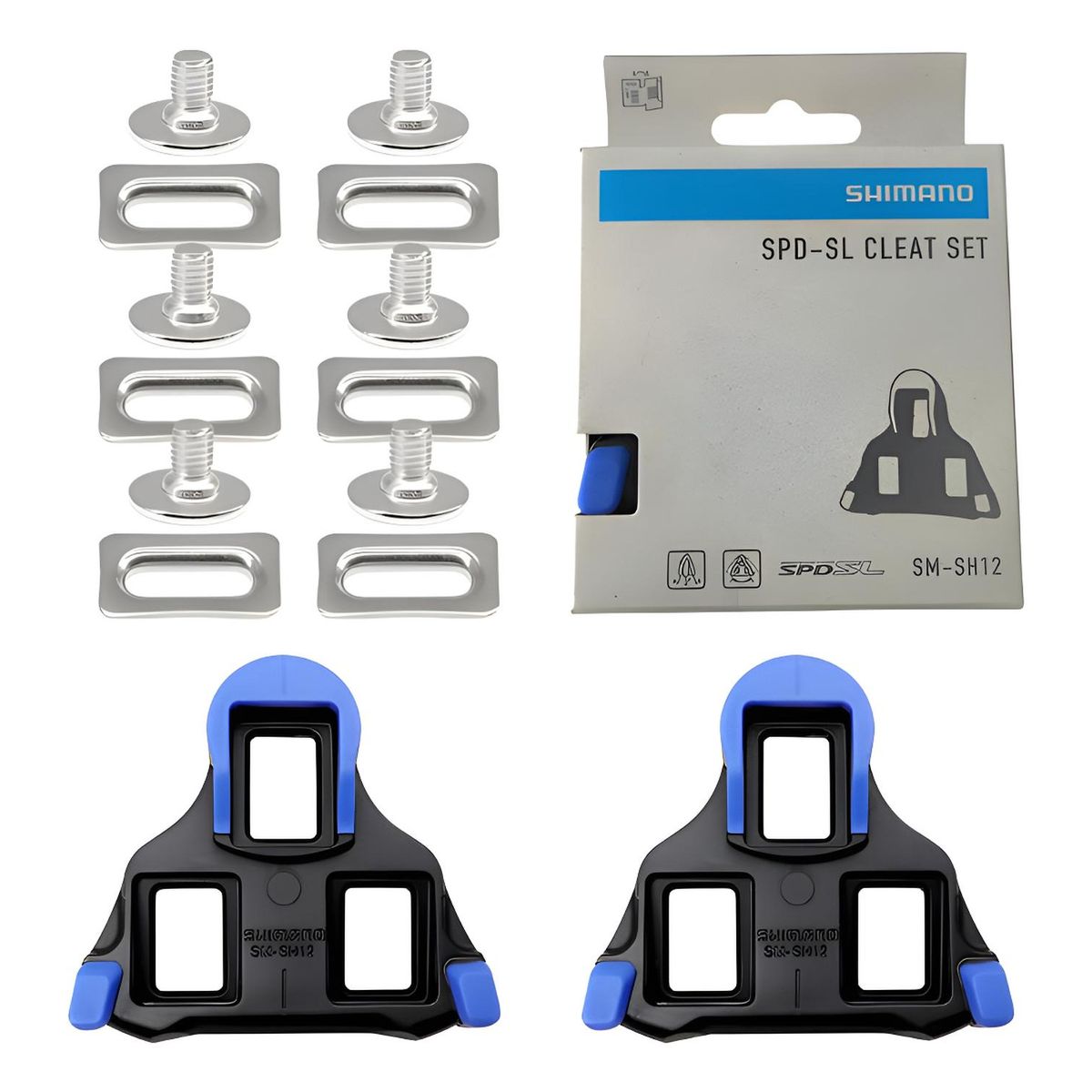 SHIMANO - Calas Shimano Sm-sh12 Spd-sl Pivotantes 2° Azules