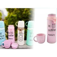 Termos Térmicos 450ml Diseño Gato Color Rosado