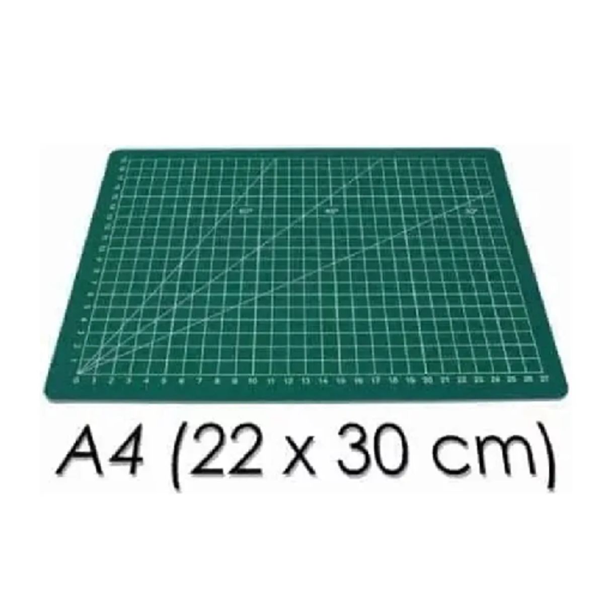 GENERICO - Base Tabla Cubierta Para Corte Salvacorte Mat A4 22x30cms Verde