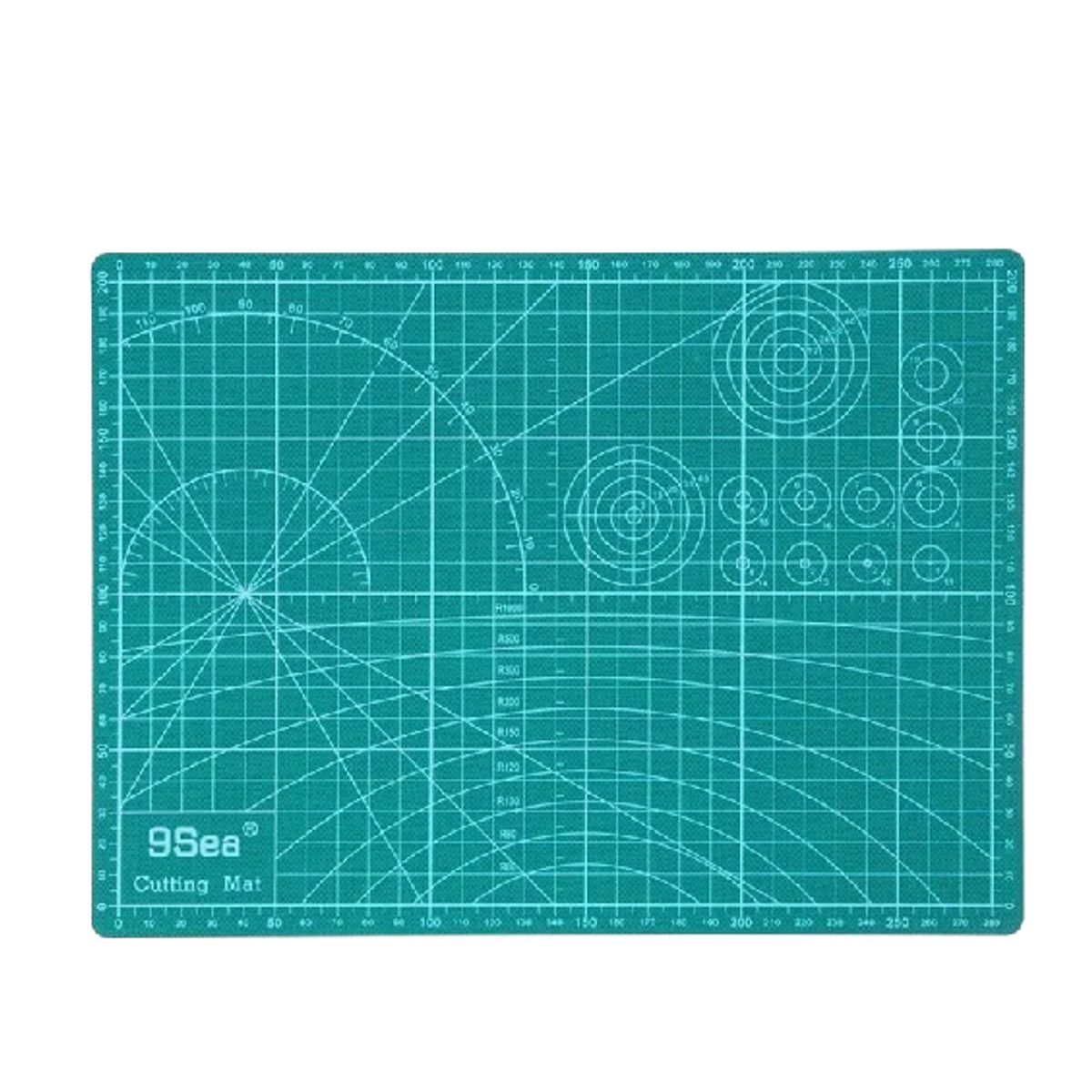 GENERICO - Base Tabla Cubierta Para Corte Salvacorte Mat 45x12cms Verde