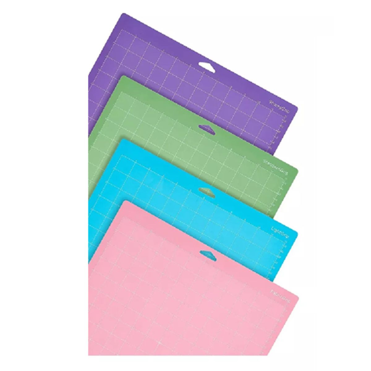 GENERICO - 6 Pzas Base De Corte Tapete Cricut Silhouette Cameo 30x30cm Multicolor