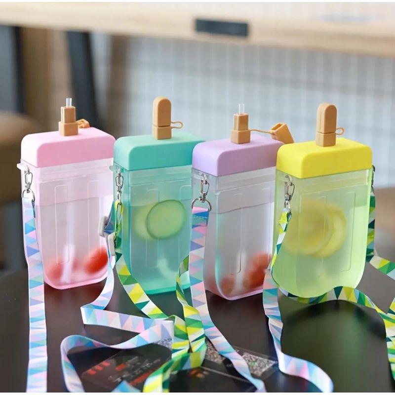 HOMEY - Pack De 2 Botellas De Agua, Colores Surtido
