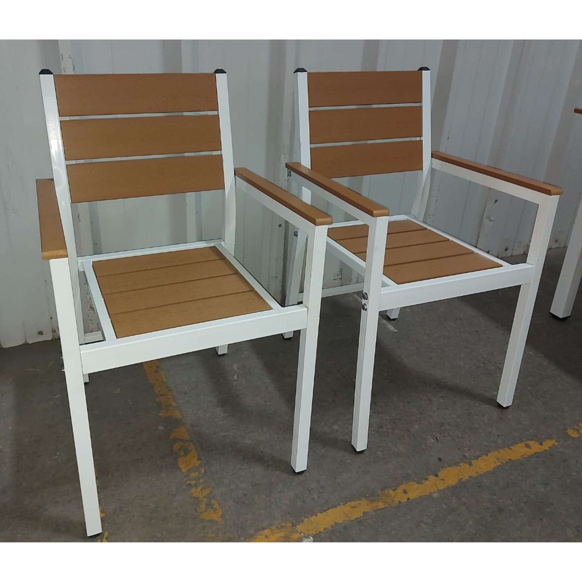 GENERICO - Silla para Exteriores Pack x2 Terrazas resiste agua y sol Marrón