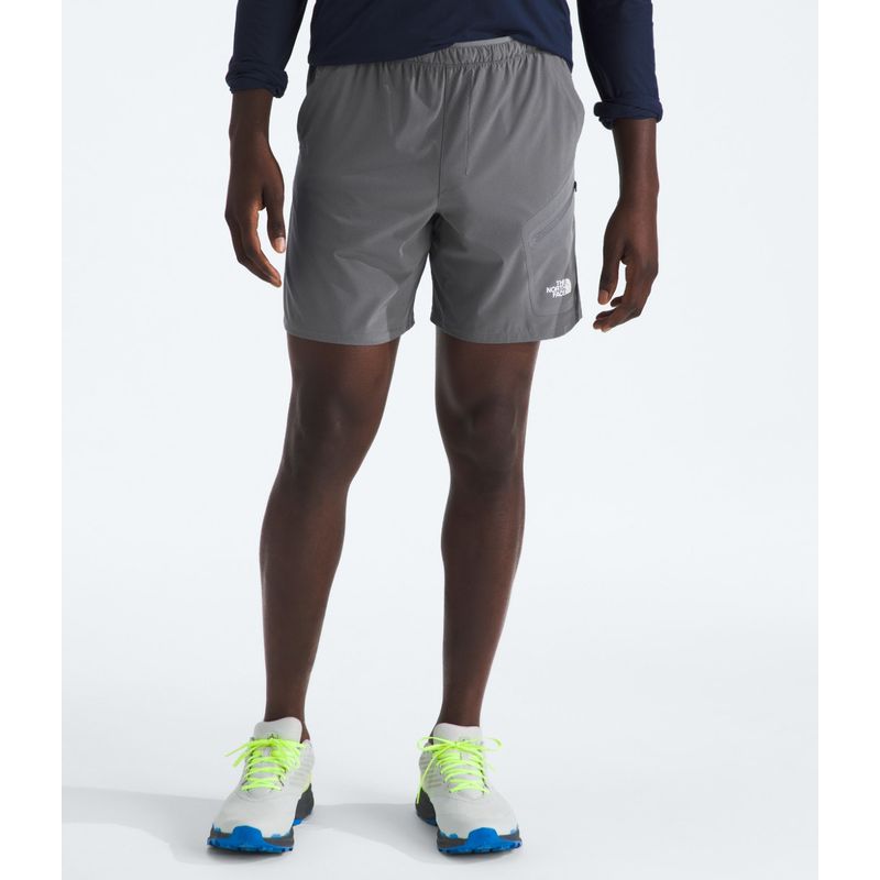THE NORTH FACE - Short Deportivo Lightstride Short 7In Hombre Gris Oscuro