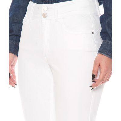 Imagen 2 del producto PANTALON RECTO TIRO ALTO PRETINA MEDIA 2 BOTONES PUSH UP