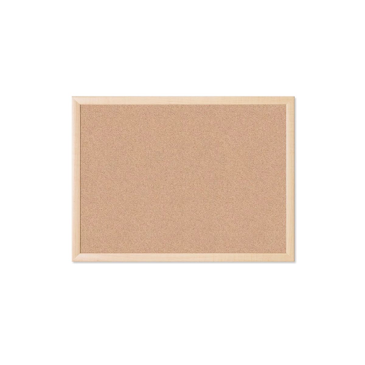 GENERICO - Pizarra Corcho 40x60 Borde Madera Resistente+Fijadores Café