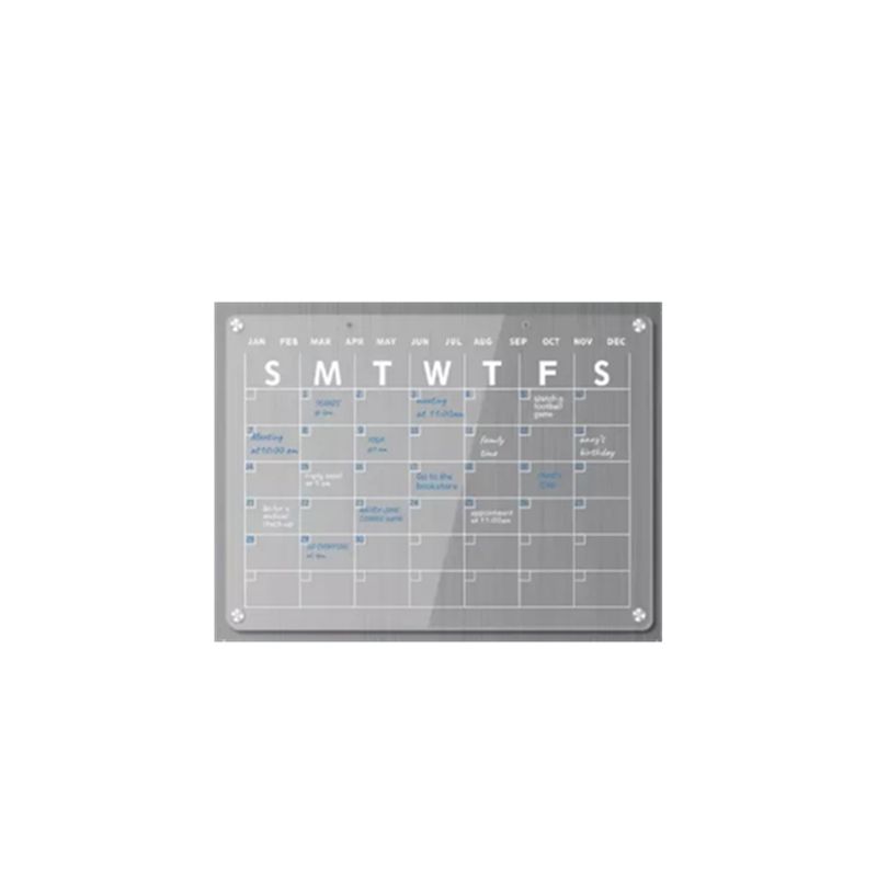 GENERICO - Pizarra Acrílica Calendario Mensual Magnético Refrigerador