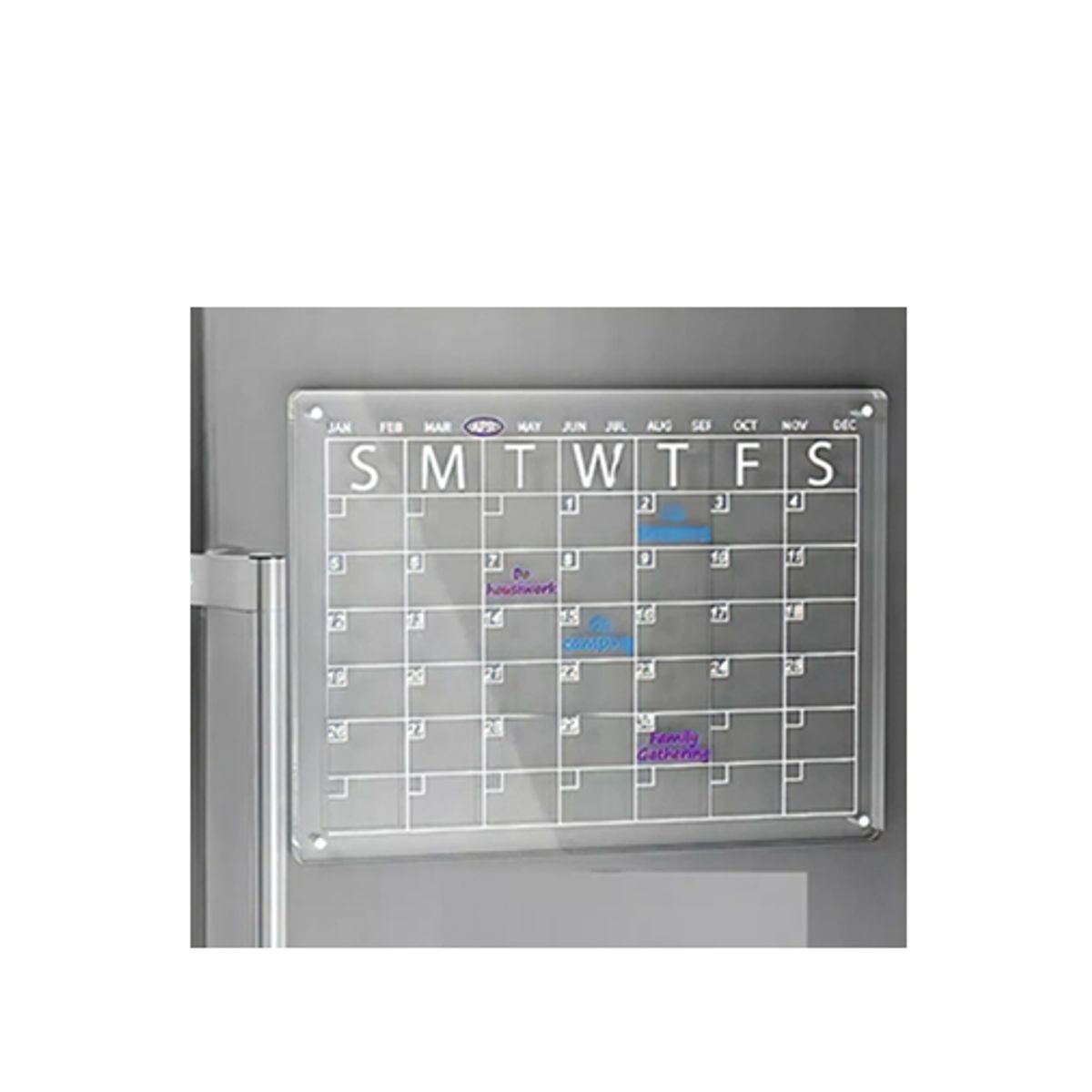 GENERICO - Pizarra Acrílica Calendario Mensual Magnético Refrigerador