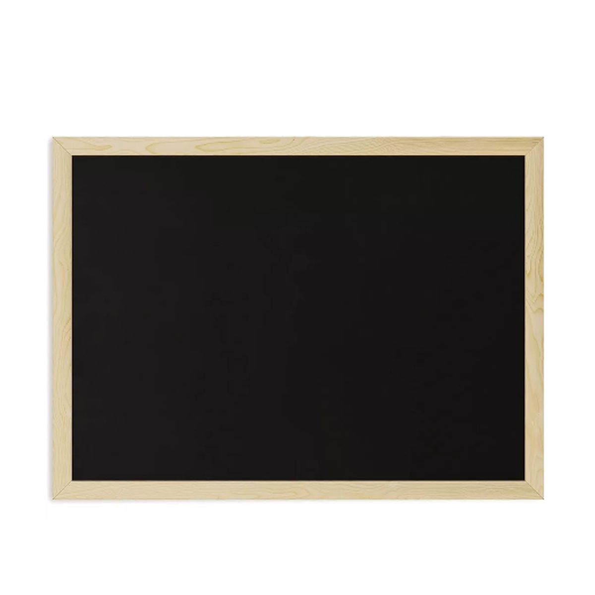 GENERICO - Pizarra Negra Tiza 60x90 Cm Marco Madera Negro
