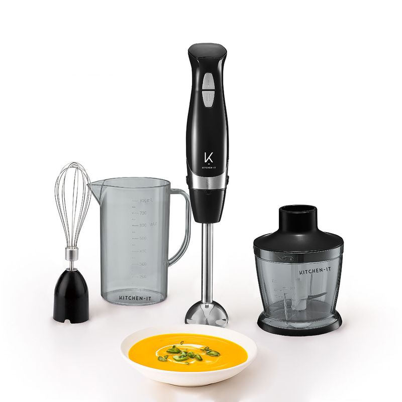 KITCHEN IT - Minipimer Lite 600W 4 en 1 Kitchen-It