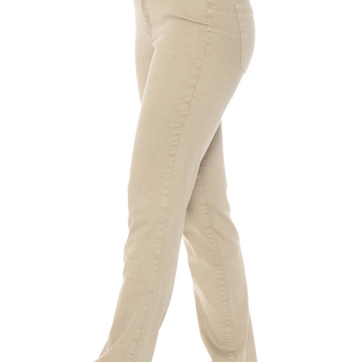 WADOS - PANTALON RECTO TIRO ALTO PRETINA MEDIA 2 BOTONES PUSH UP