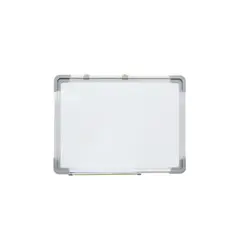 GENERICO - Pizarra Acrílica Blanca Pizarron Aluminio 50x70cm Blanco