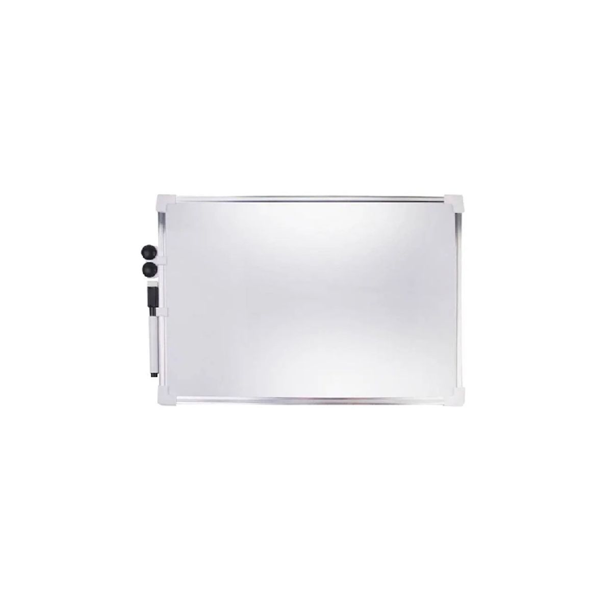 GENERICO - Pizarra Acrílica Blanca Aprendizaje 35x25cm + Plumón Blanco