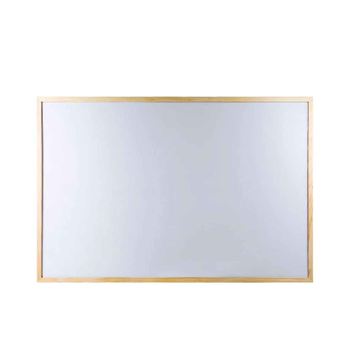 GENERICO - Pizarra Acrílica Con Marco De Madera 60x90 Cm + Plumón Café