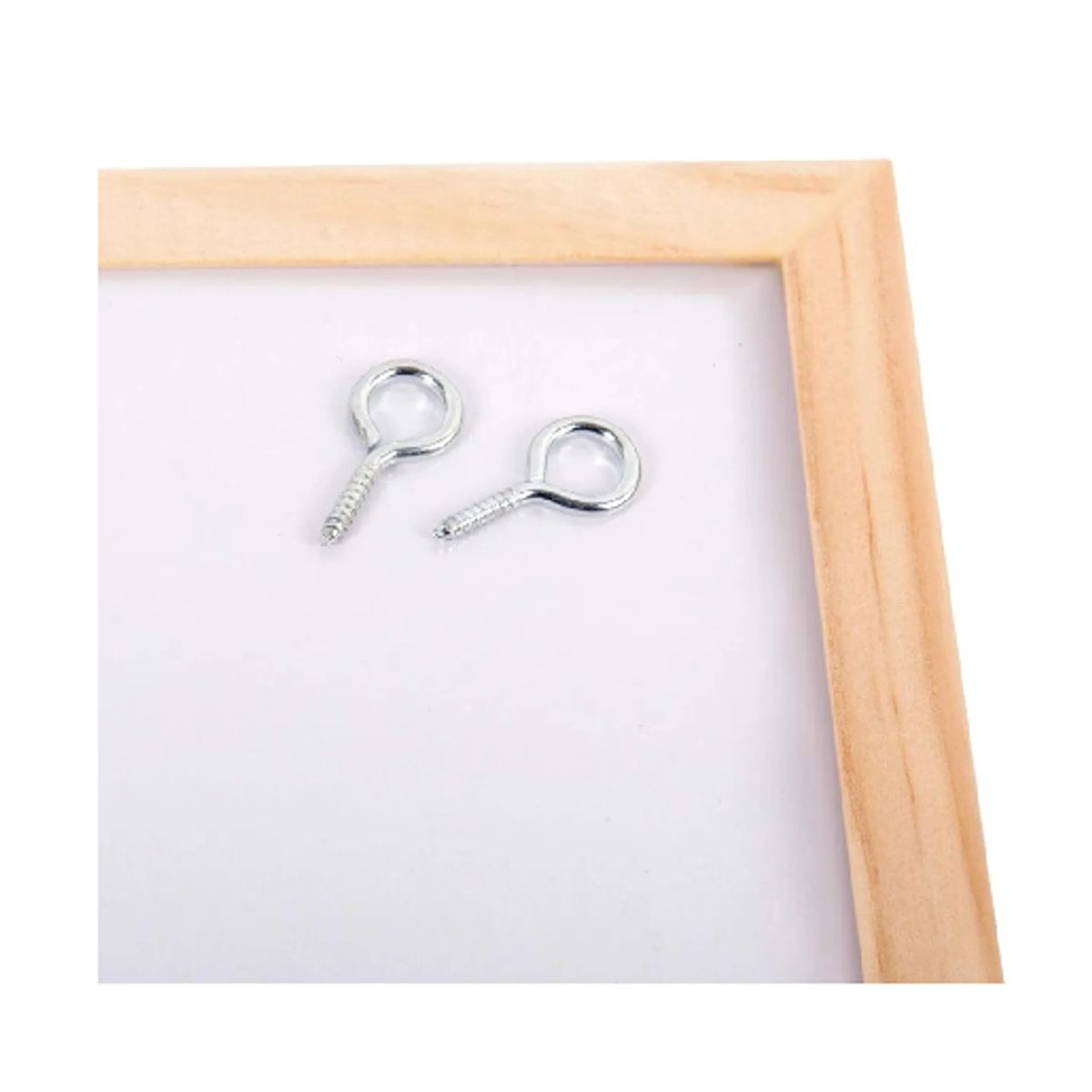 GENERICO - Pizarra Acrílica Con Marco De Madera 60x90 Cm + Plumón Café