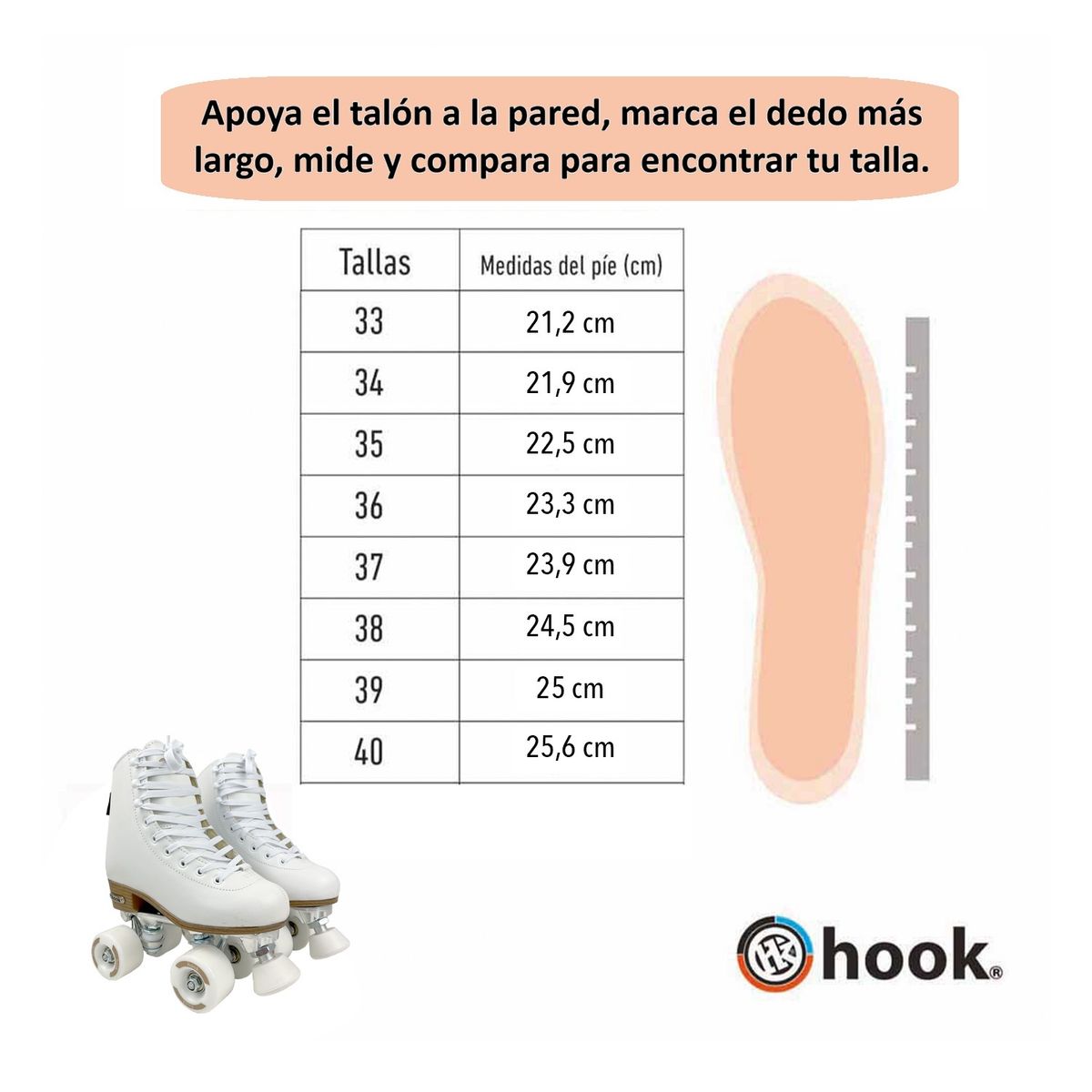 HOOK - PATINES ARTISTICOS HOOK TALLA 33