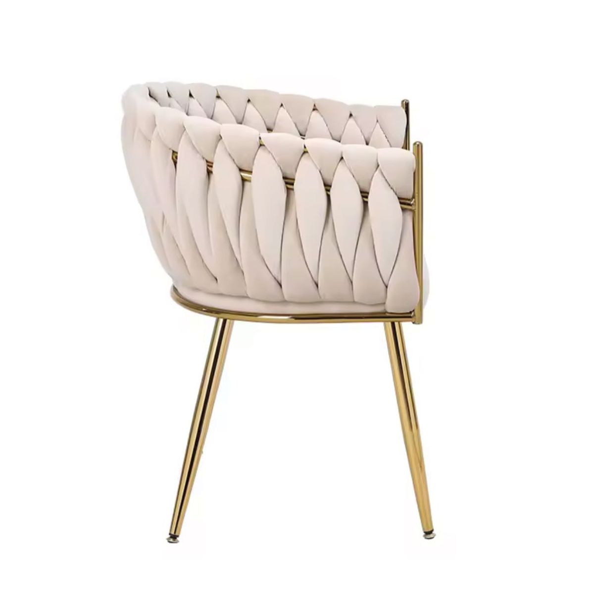 HABITA2 CHILE - Sitial poltrona queen crudo patas doradas