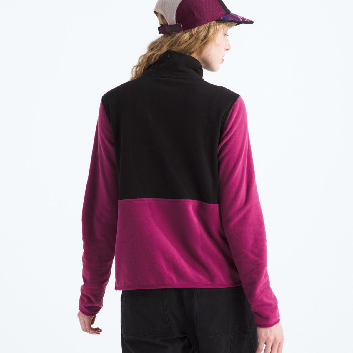 THE NORTH FACE - Polar Glacier ½ Snap Mujer Rosado