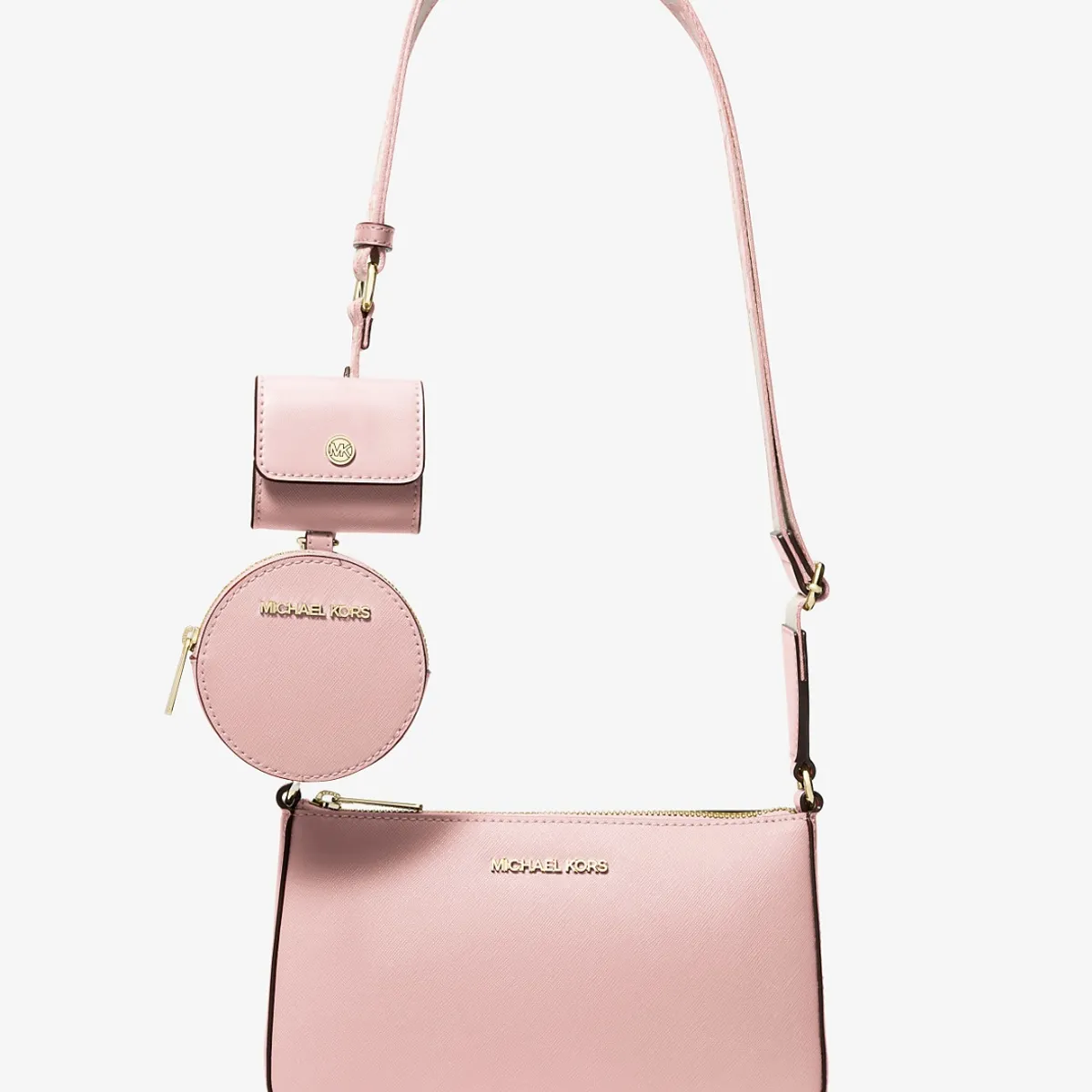 MICHAEL KORS - Cartera Michael Kors Jet Set AirPods Rosa