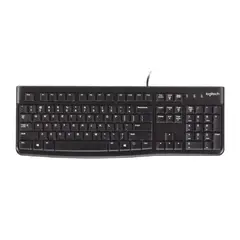 LOGITECH - Teclado USB K120 Alámbrico Español Negro Resistente