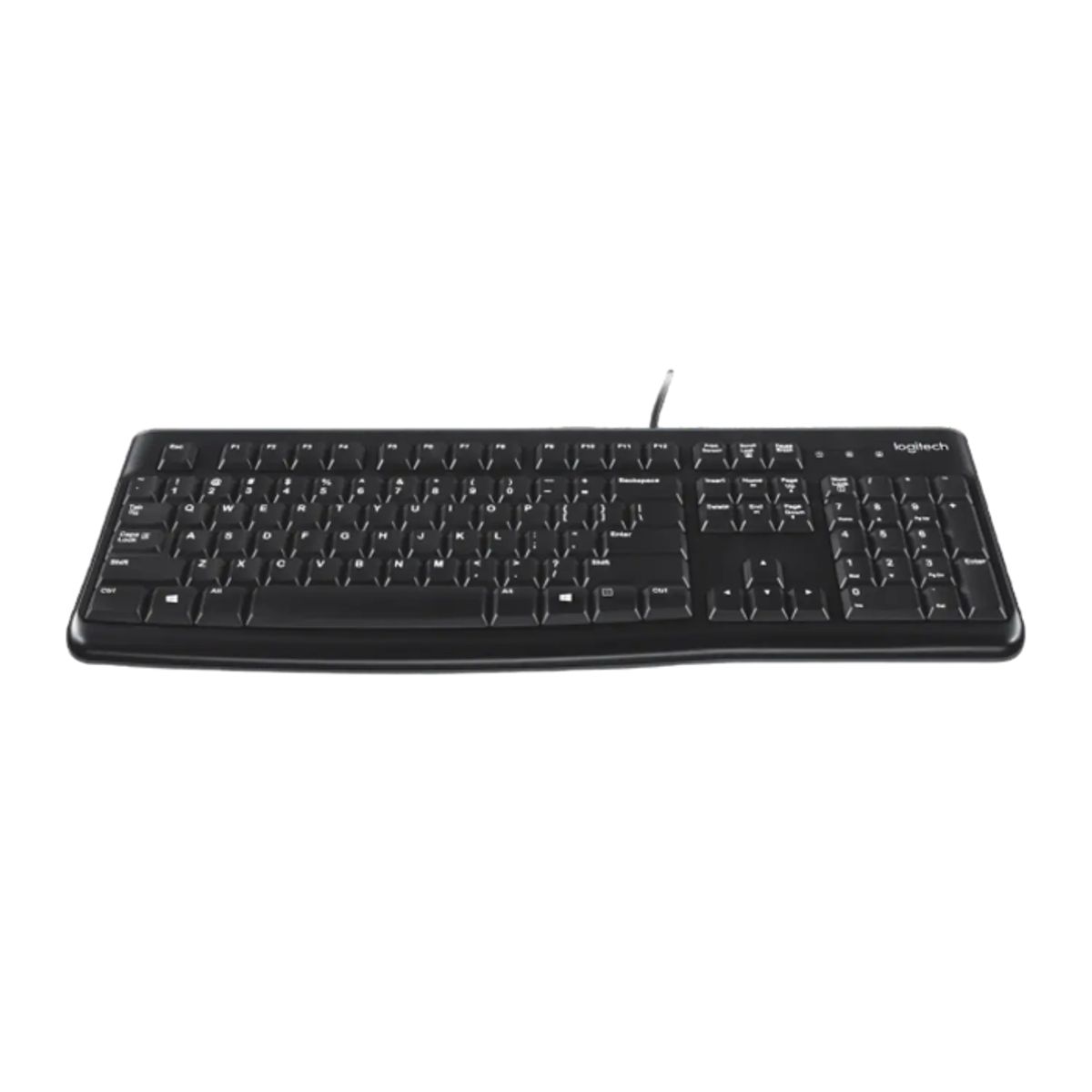 LOGITECH - Logitech K120 Teclado USB, Alámbrico, Español, Color Negro