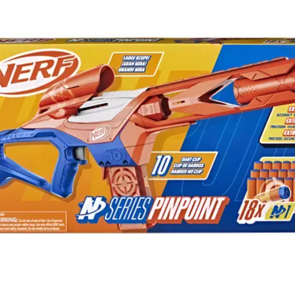 NERF - Lanzador Nerf N Series Pinpoint + 18 Dardos