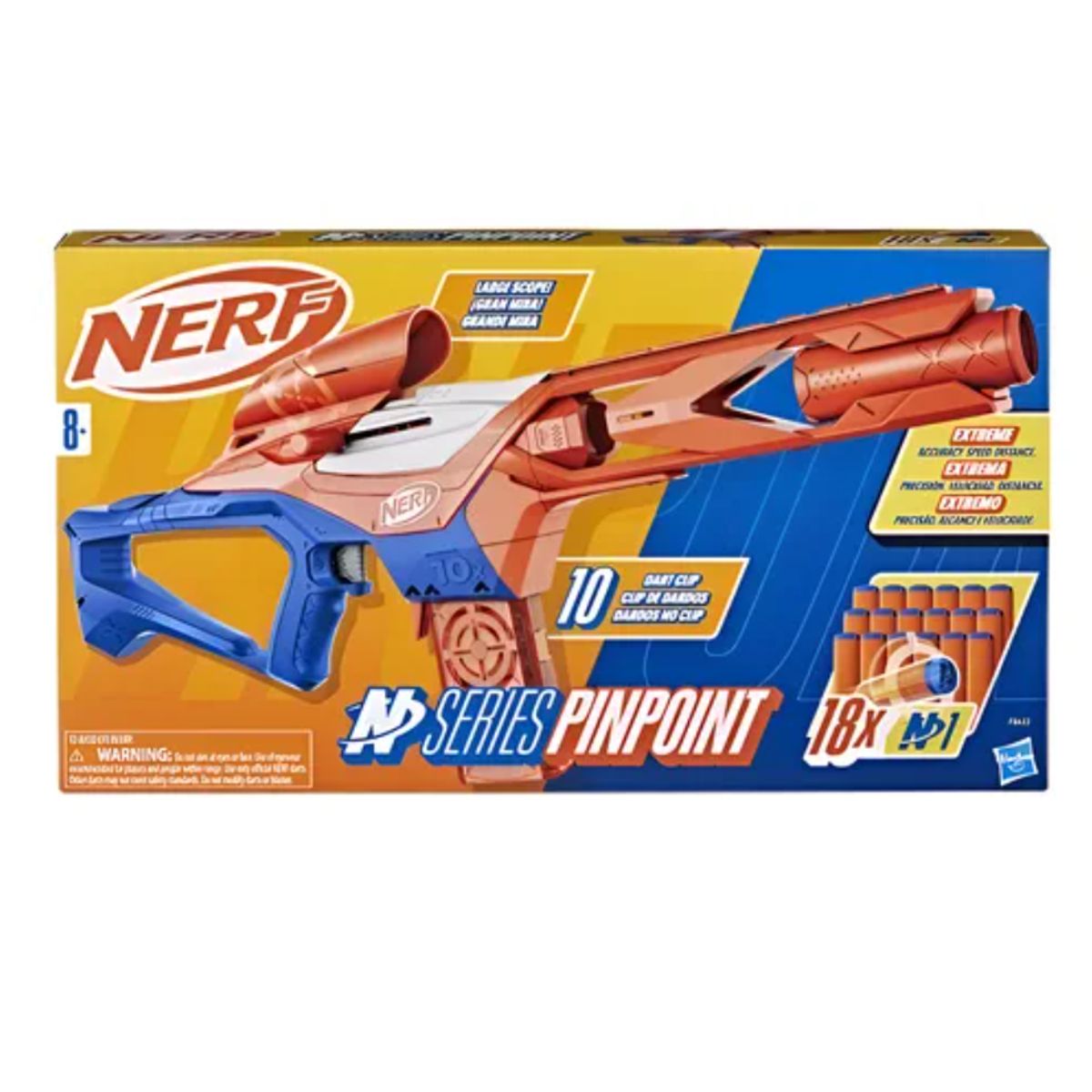 NERF - Lanzador Nerf N Series Pinpoint + 18 Dardos