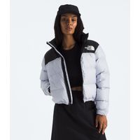 Chaqueta De Pluma 1996 Retro Nuptse Mujer Blanco