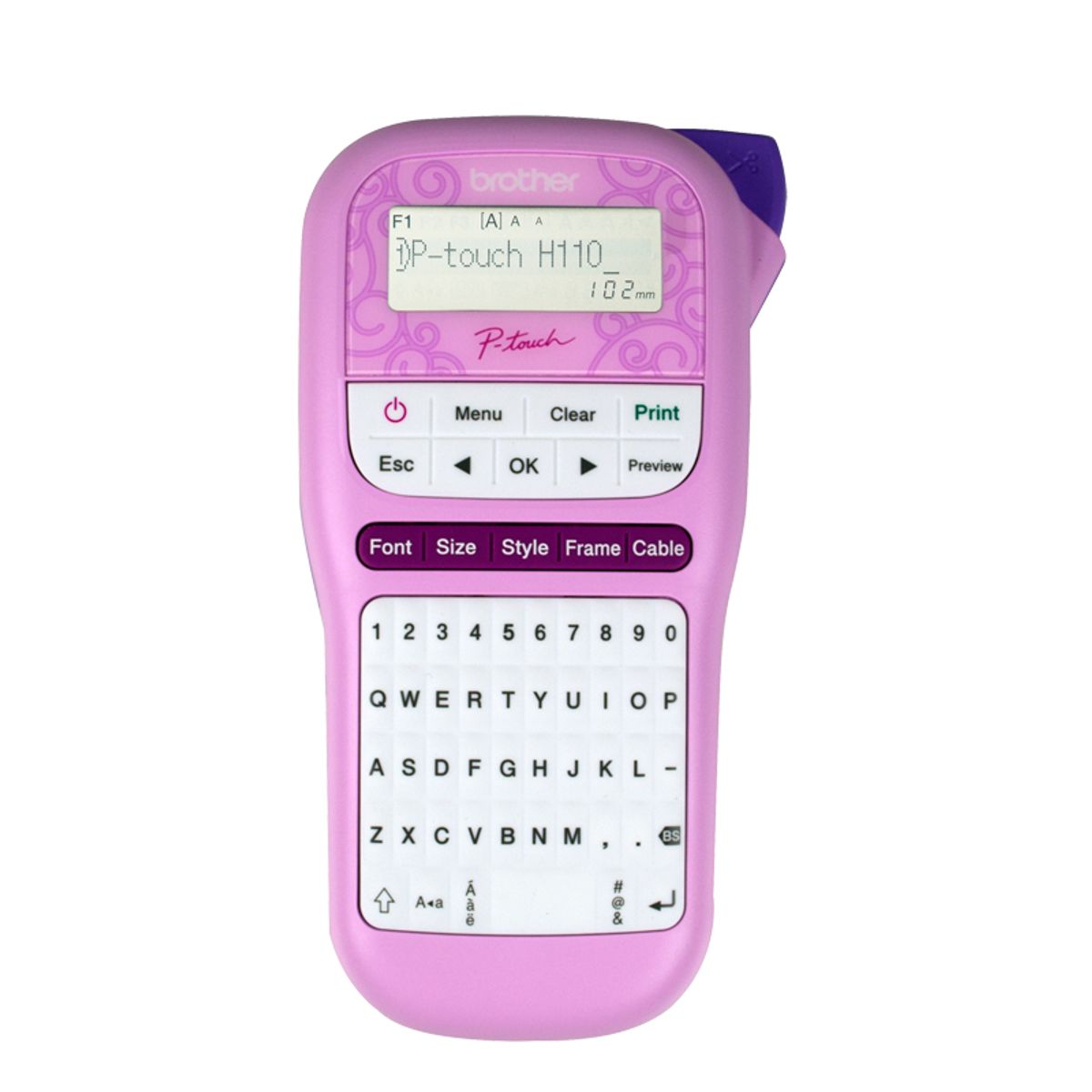 BROTHER - Brother Rotuladora P-Touch Rosada PT-H110