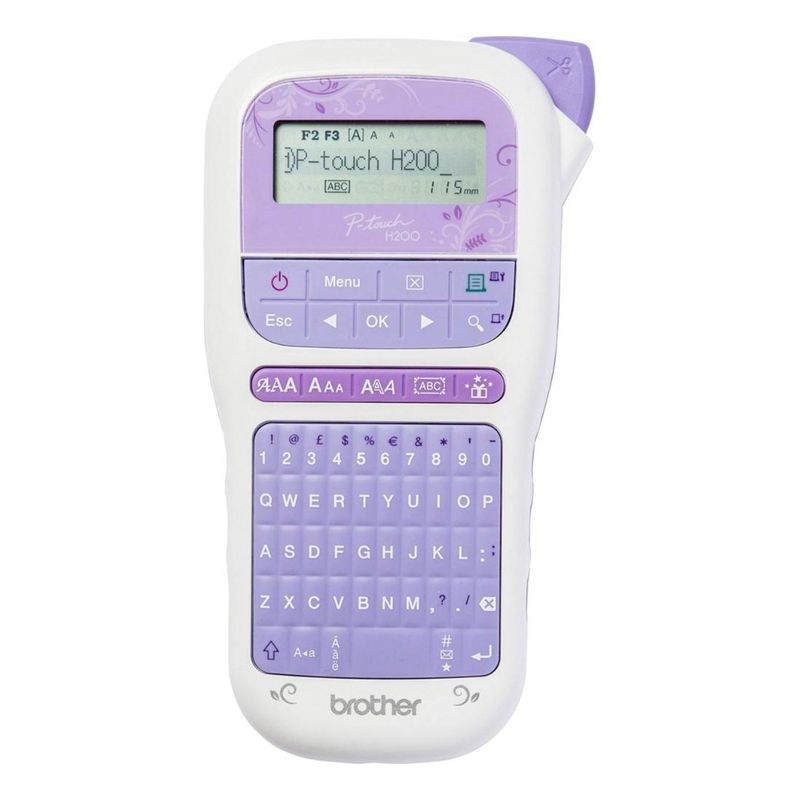 BROTHER - Rotuladora Portátil Brother P-touch PTH200 Lila