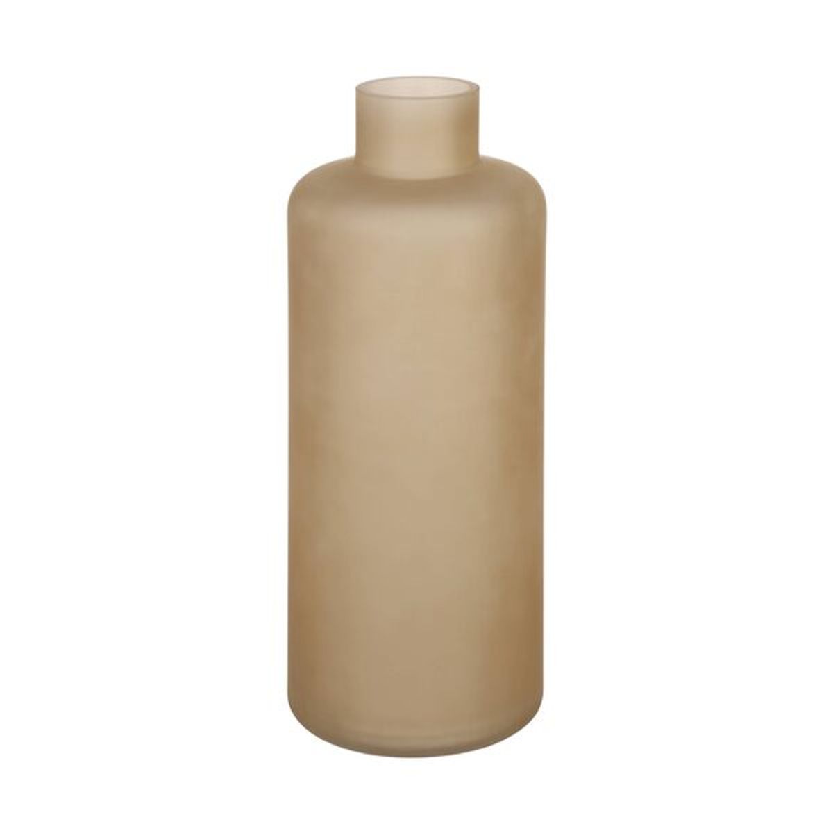 EGLO - Adorno jarrón de vidrio NABAS satinado Marrón 38×15cm