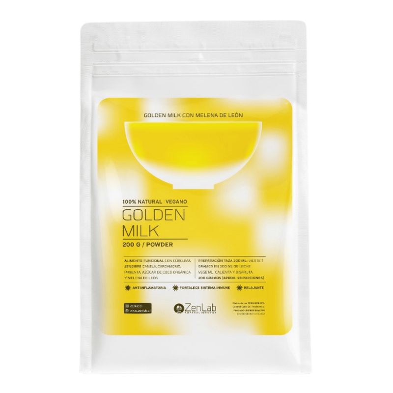 GENERICO - Golden Milk con Melena de León y Cúrcuma 200 g