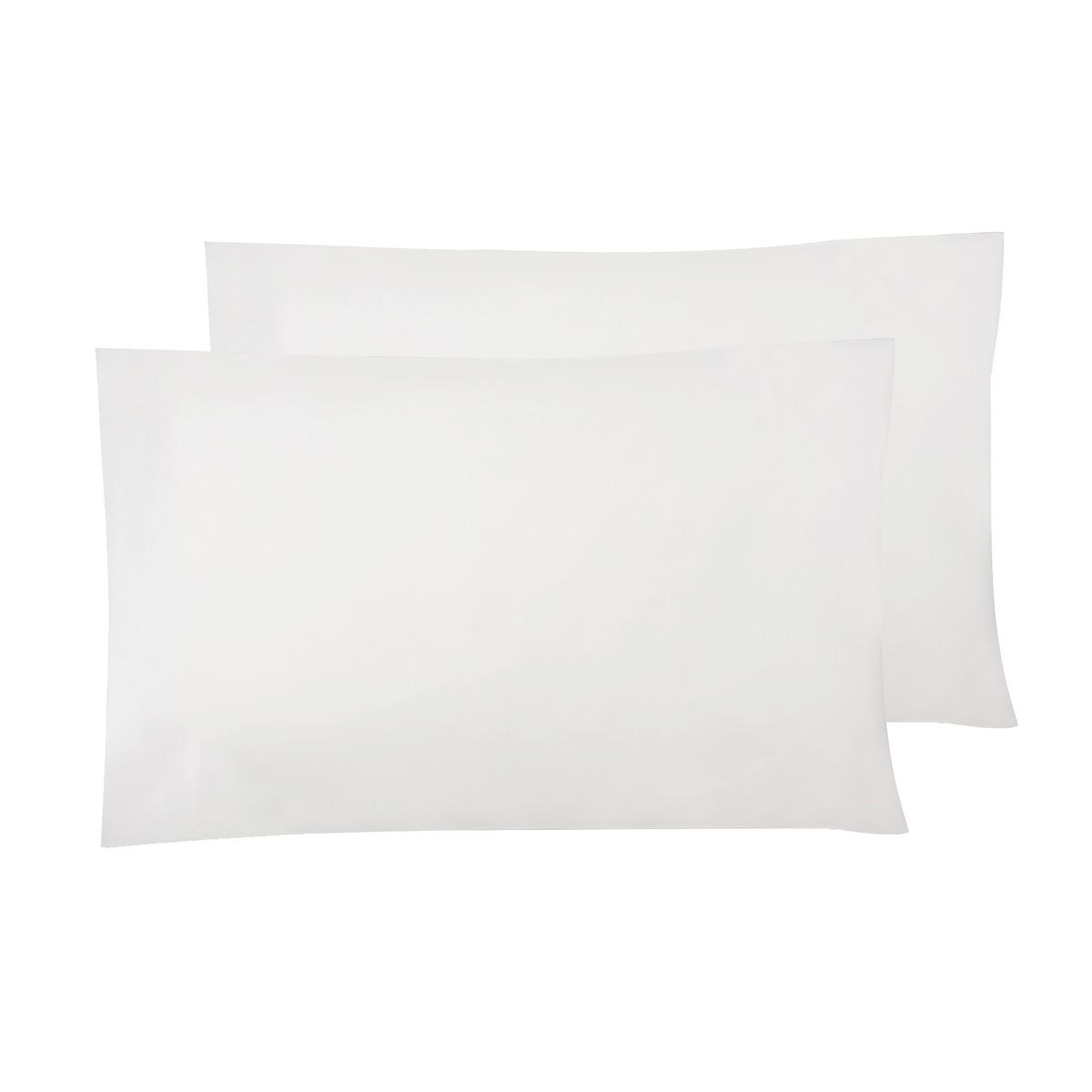 NINA HERRERA - Set Fundas Almohada Básica Blanco 220 Hilos 50x70cm
