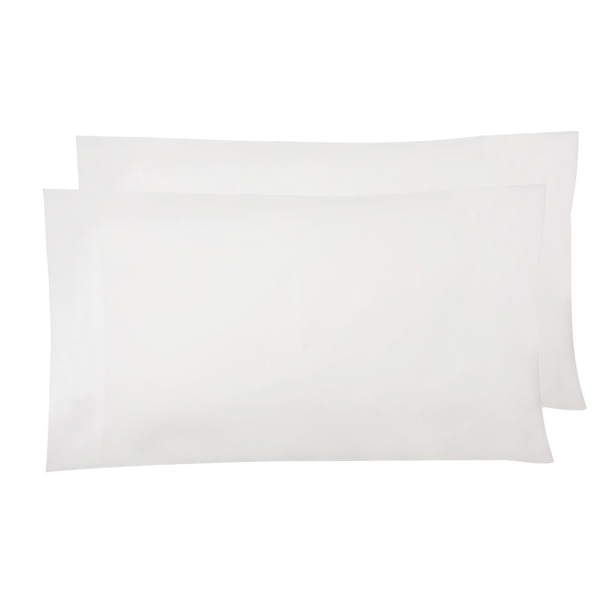 NINA HERRERA - Set Fundas Almohada Básica Blanco 220 Hilos 50x90cm