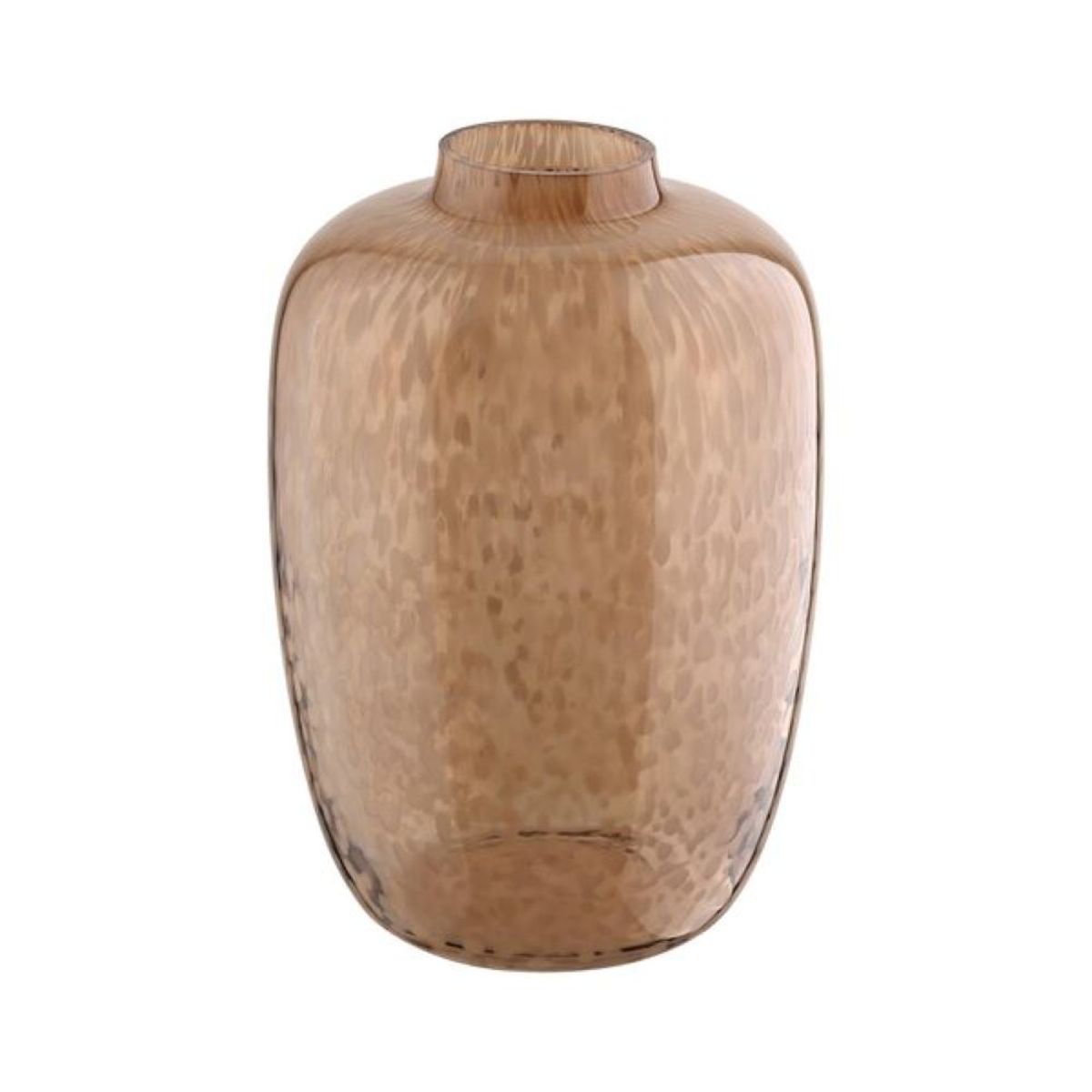 EGLO - Adorno Jarrón de vidrio CULASI Marrón cálido 35×24cm.