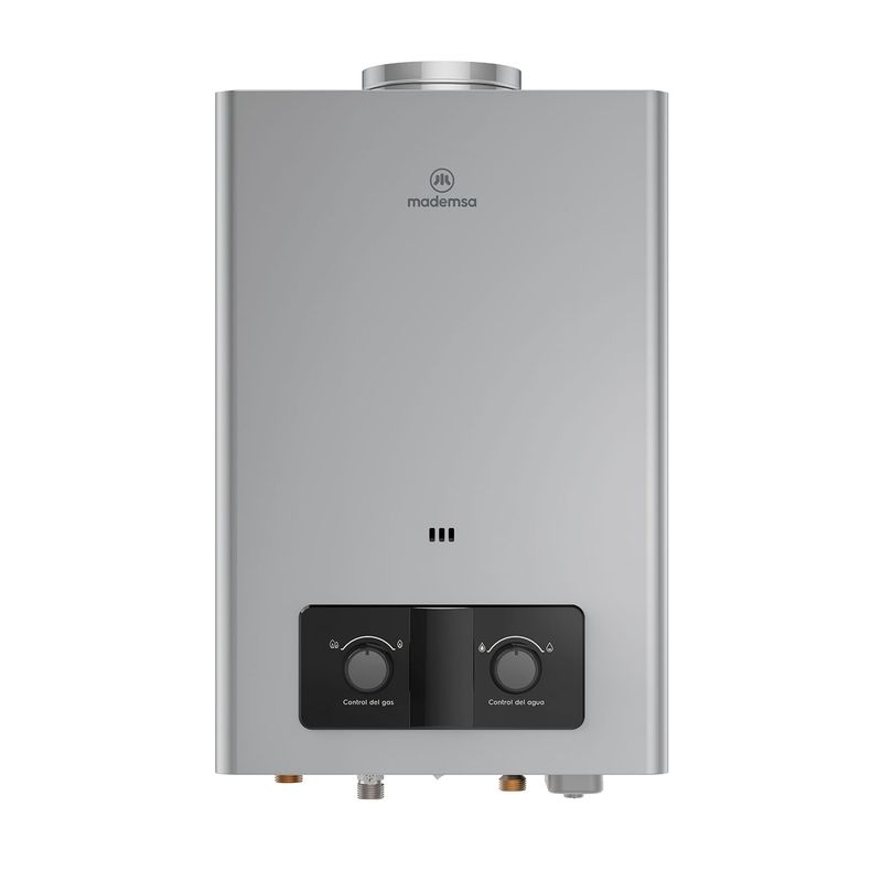 MADEMSA - Calefont Gas Licuado 8 Litros Tiro Natural Ionizado CMN08G
