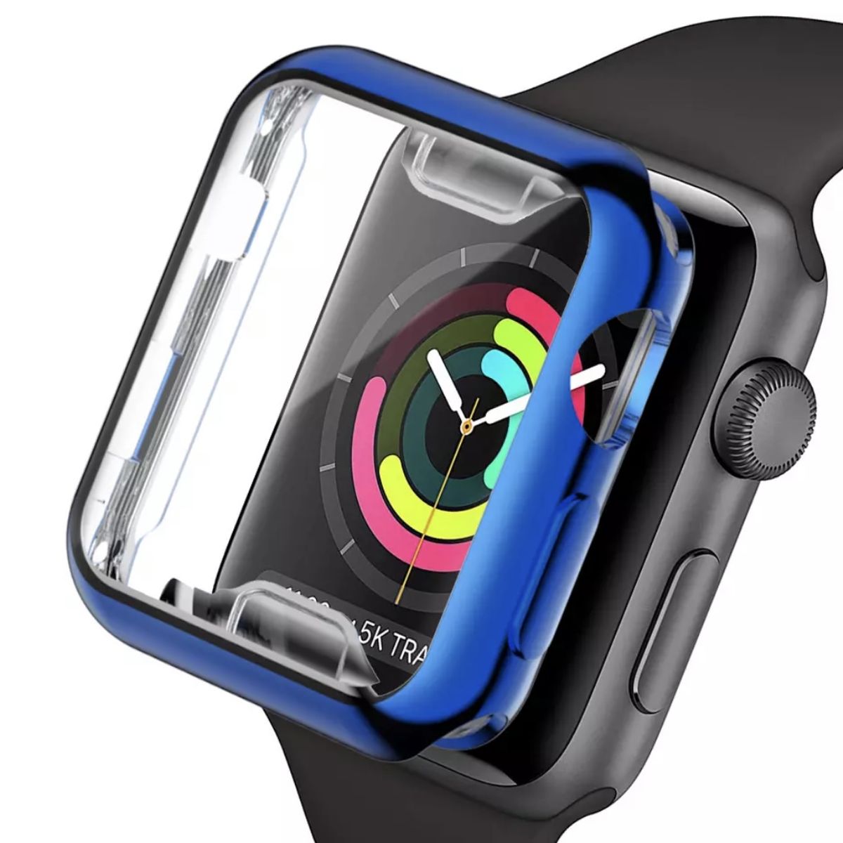 GENERICO - Protector Para Apple Watch Cerrados Metalizados 360° 384041mm
